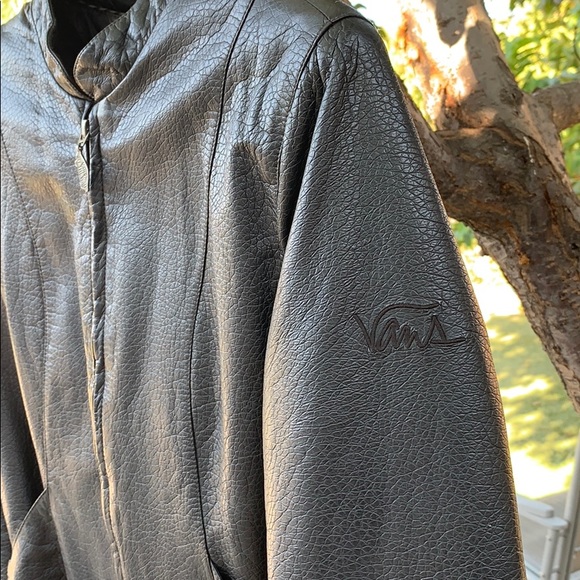 Vans Black Leather Jacket - Picture 3 of 7